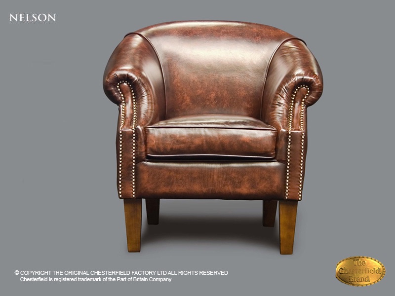 Chesterfield Fauteuil Nelson | Antiek Bruin |